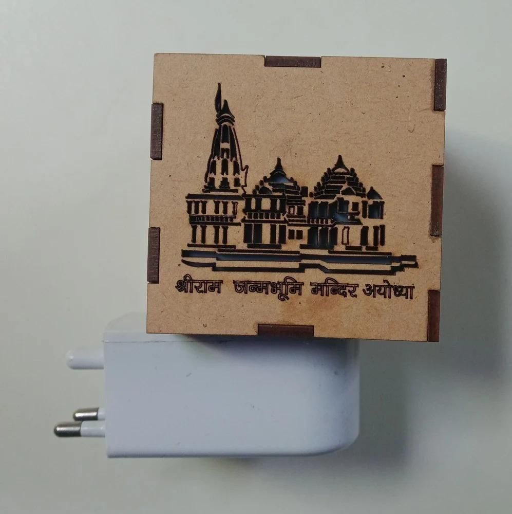3-in-1 Ayodhya Ram Mandir Aroma Burner & Night lamp - DEZZIRE